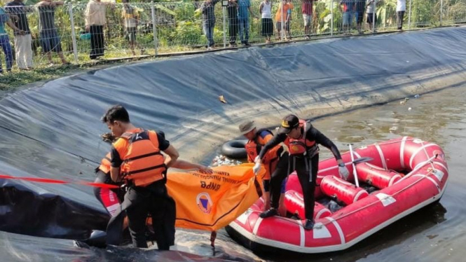 Tim SAR gabungan evakuasi di Embung Krobokan Boyolali