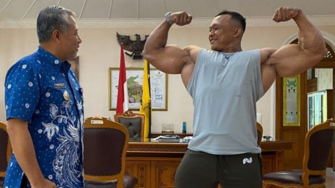 Fani Fuadi, binaragawan asal Temanggung lolos Mr Olympia di AS.