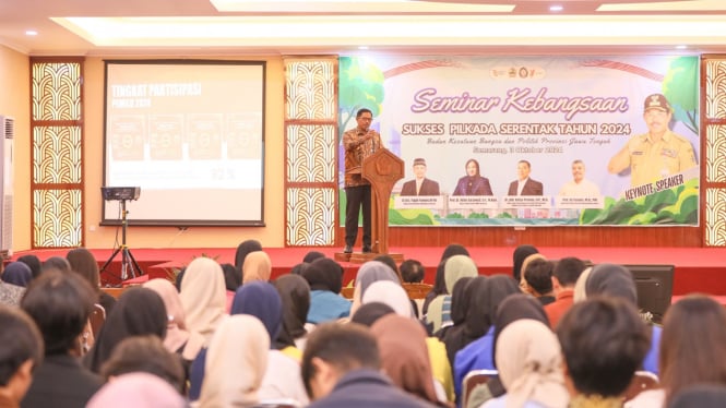 Pj Gubernur Jateng Nana Sudjana isi Seminar Kebangsaan di Undip