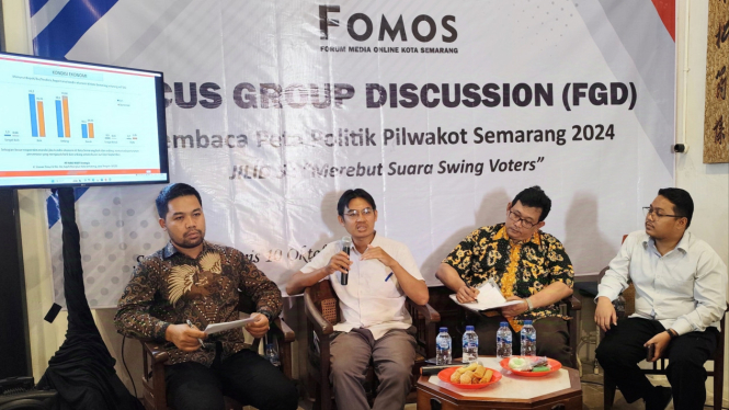 FGD Fomos rilis survei Pilwalkot Semarang.