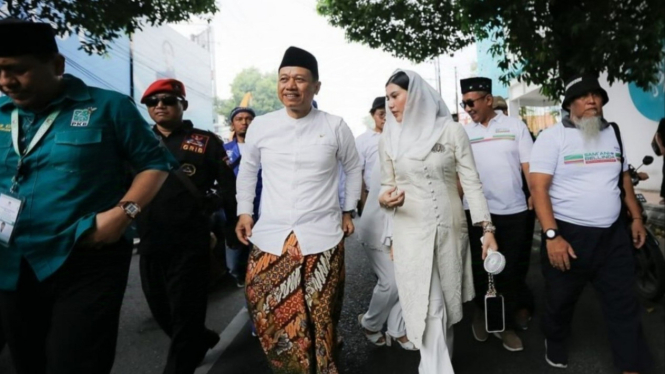 Paslon Bupati Kudus Samani-Bellinda.