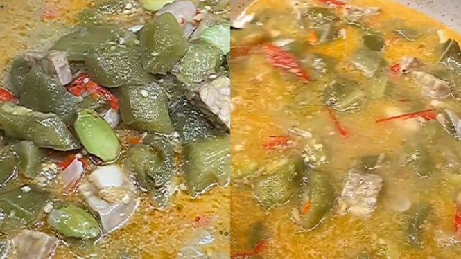 IlustrasI sayur lodeh khas resep masakan Jawa.