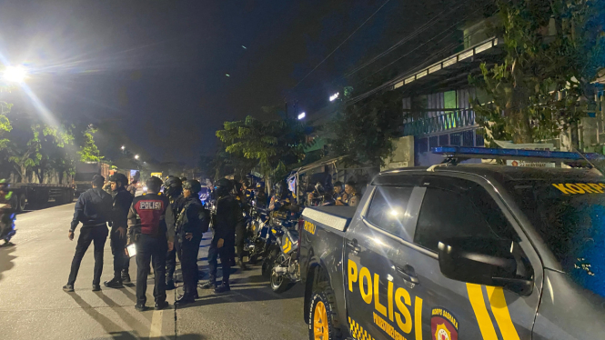 Polrestabes Semarang gelar patroli besar cegah tawuran