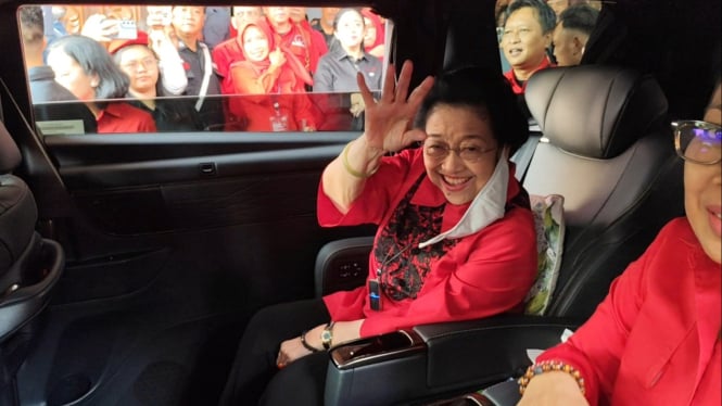 Megawati datang ke Jateng pimpin konsolidasi pemenangan Pilkada.