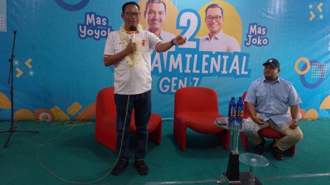 Calon Wali Kota Semarang Joko Santoso.