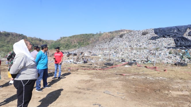 Wali Kota Semarang cek sampah di TPA Jatibarang.