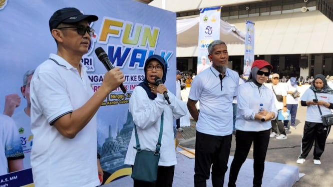 Kepala Perwakilan BI Jateng kampanye cabai kering dan bawang pasta.