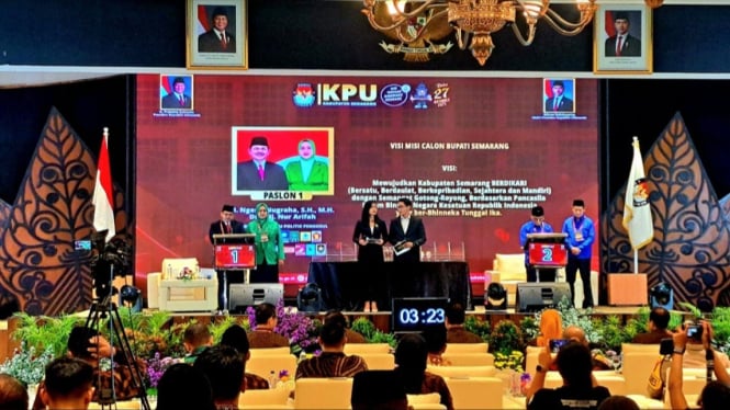 Debat Paslon Bupati Semarang Pilkada 2024