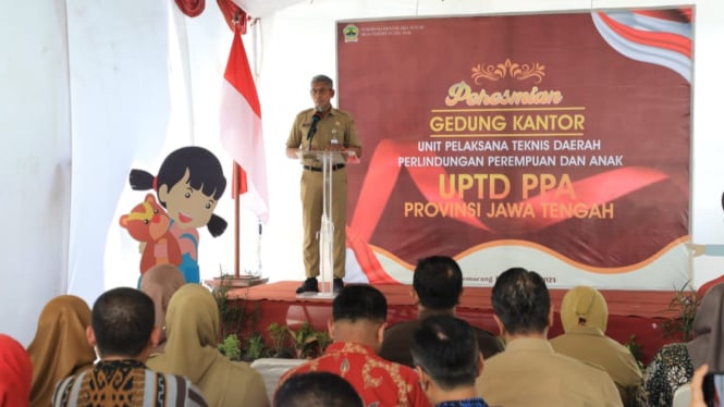 Peresmian UPTD Perlindungan Perempuan dan Anak Jateng.