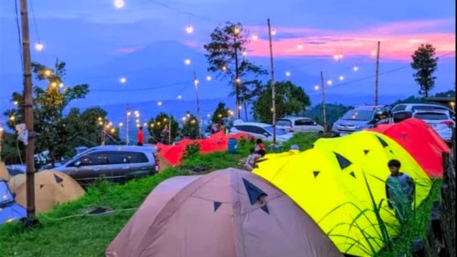 Camping area Mawar Sidomukti, Bandungan.