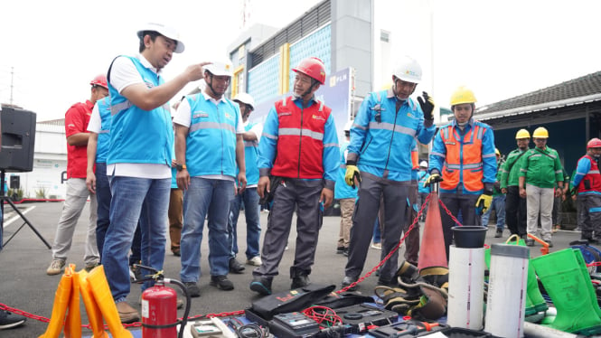 PLN Jateng DIY gelar apel Bulan K3 untuk keselamatan.