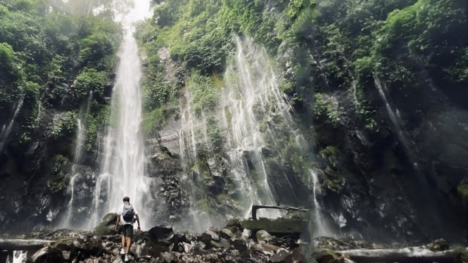 Air terjun Curug Lawe Semarang bagai hidden gem.