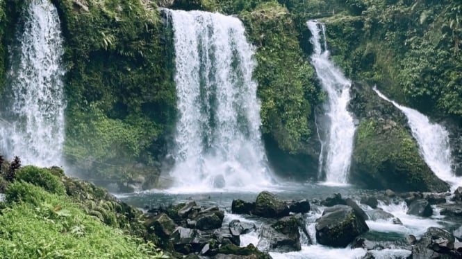 Baturaden Purwokerto Banyumas bagai surganya air terjun.