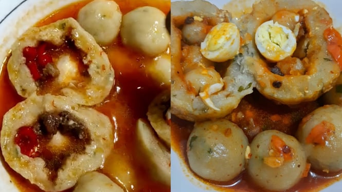 Resep dan kunci membuat cilok beranak yang kenyal anti lengket.