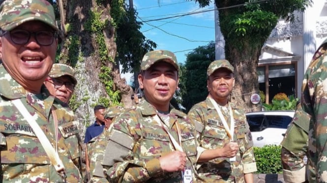 Wagub Jayeng Taj Yasin ikuti retret di Akmil Magelang.