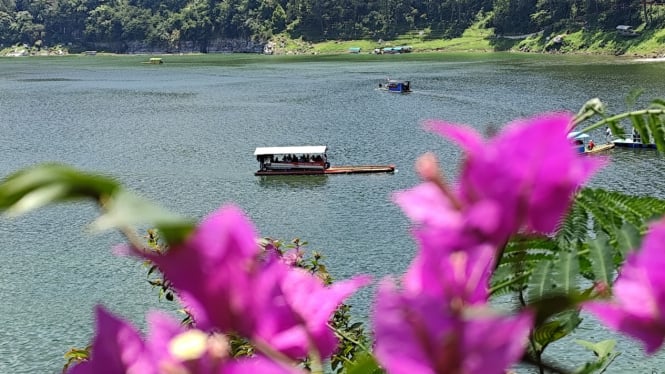 Wisata Telaga Menjer Wonosobo yang eksotis.