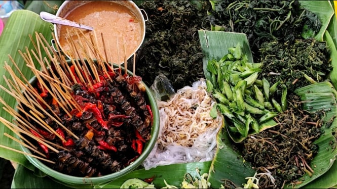 Kuliner pecel khas Purwodadi.