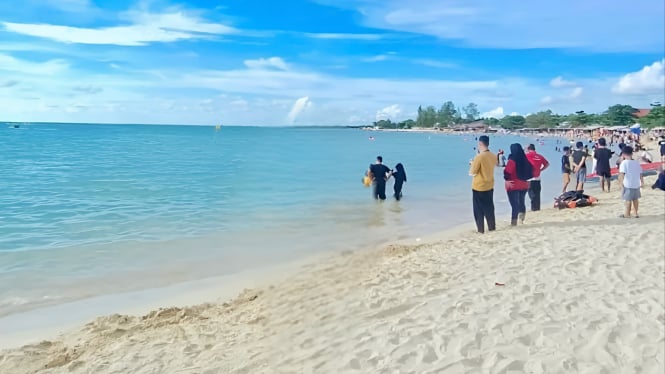 Pantai Bandengan Jepara Jawa tengah.