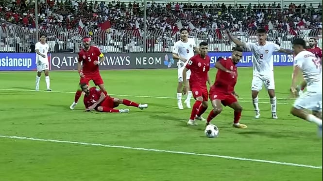 Bahrain vs Indonesia leg 1.