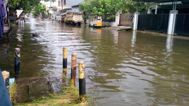 Banjir di Genuk Semarang.