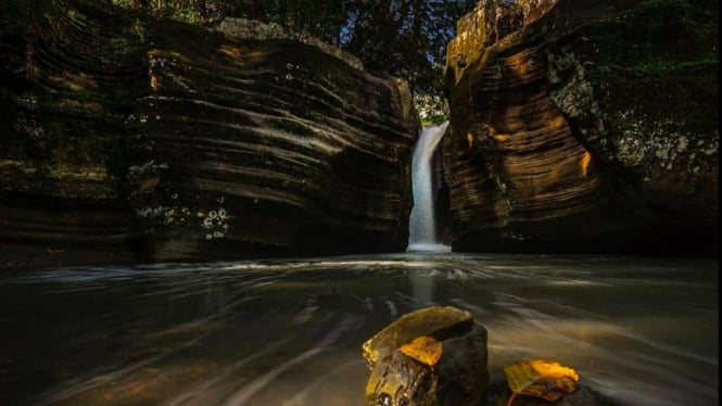 Air terjun Luweng Sampang Klaten.