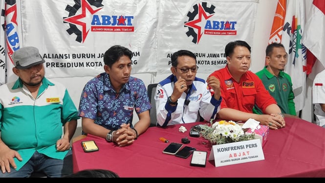 Aliansi Buruh ABJAT klarifikasi perusuh demo Semarang bukan buruh.