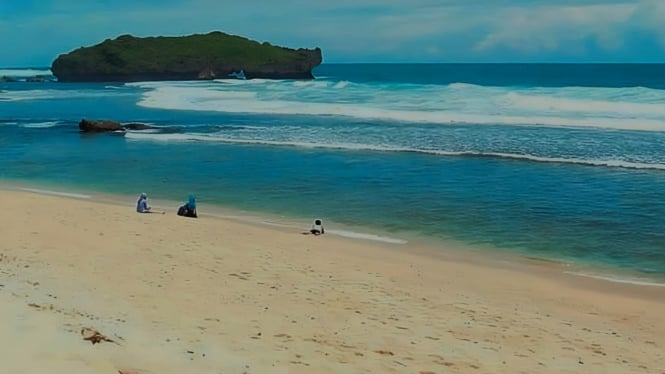 Wisata Pantai Slili Gunungkidul.