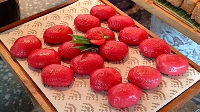Kue Ku yang kenyal dan manis.