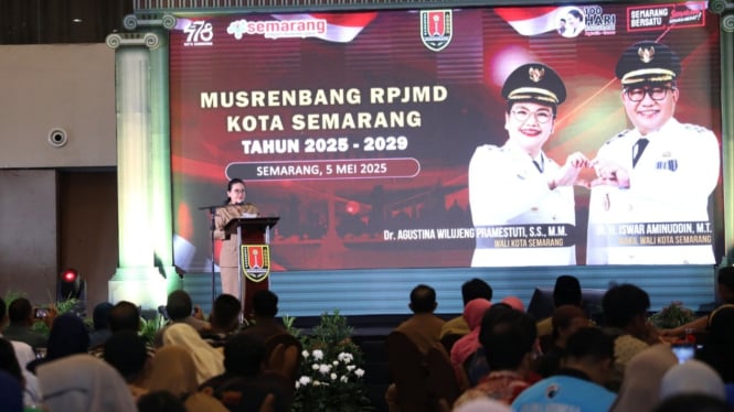 Agustina Wali Kota Semarang pimpin Musrenbang.