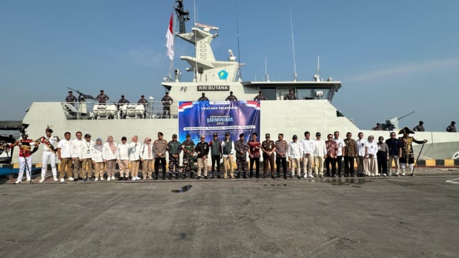 Bank Indonesia krim uang ke Karimunjawa pakai kapal perang.
