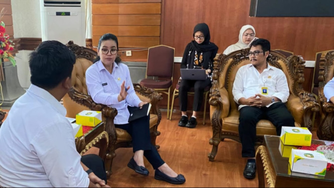 Audiensi Wali Kota dengan Bawaslu Kota Semarang.