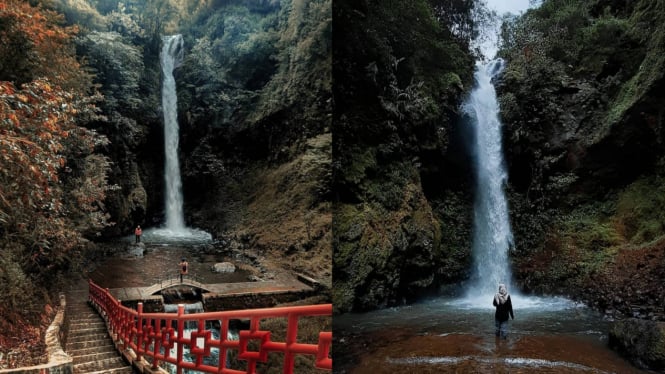 Air terjun indah di Pekalongan.