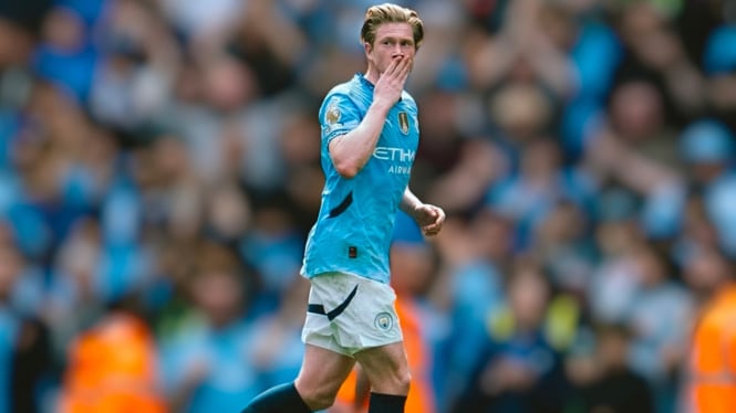 Gelandang Timnas Belgia Kevin De Bruyne.