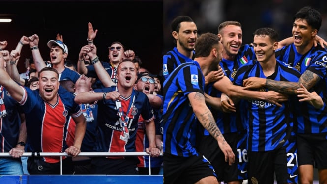 Inter Milan Vs PSG akan berlaga di final Liga Champions 2025.