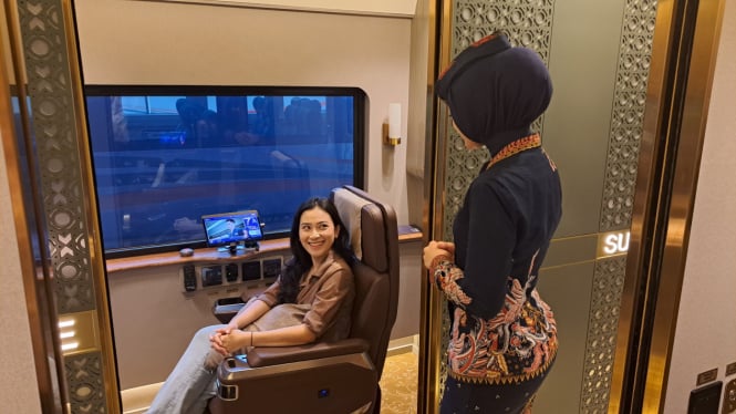 Ruang Suite Class Compartment di KA Argo Bromo Anggrek.