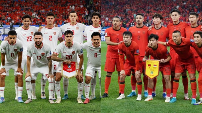 Indonesia vs China di Kualifikasi Piala Dunia.