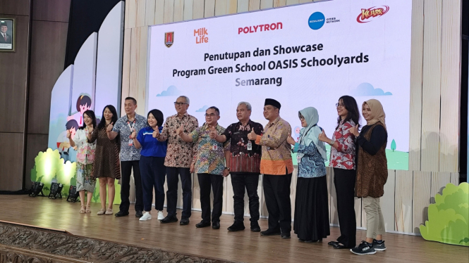 OASIS Schoolyards perkuat ketangguhan sekolah hadapi perubahan iklim.
