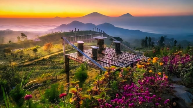 Cantiknya Magelang yang disebut Tuin Van Java.