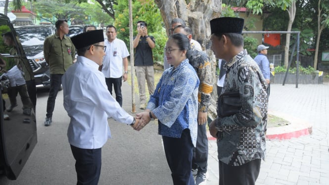 Wali Kota Semarang sambut Menko Pembedayaan Masyarakat.
