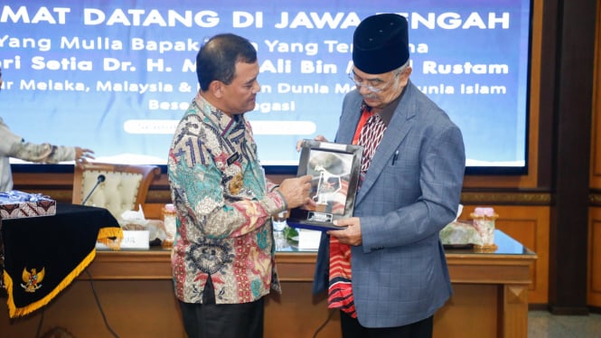 Gubernur Jateng terima kunjungan Yang Di-Pertua Malaka.