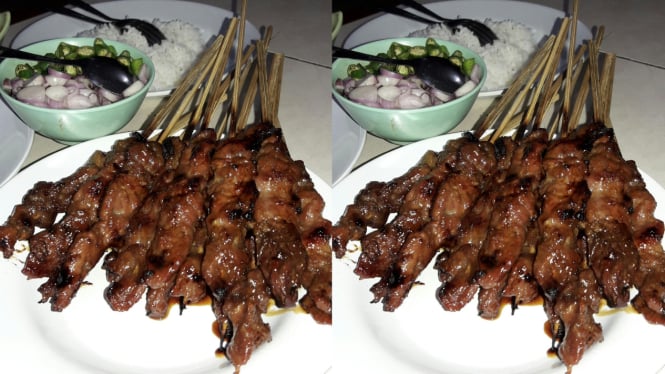 Sate sapi gemuk khas Salatiga.