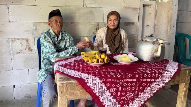 Salah satu penerima bantuan RTLH di Jateng.