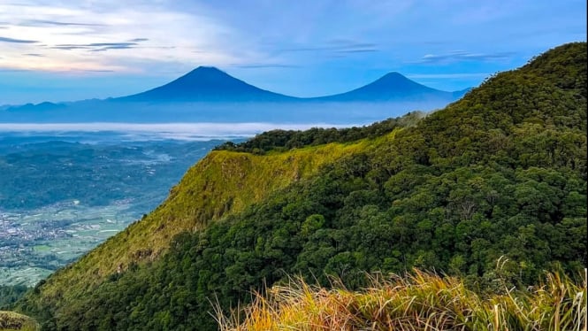Keindahan panorama dari Ambarawa dan Bandungan Semarang.