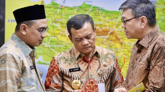 Gubernur Jateng dan Dubes Singapura bahas Pelabuhan Tanjung Emas.