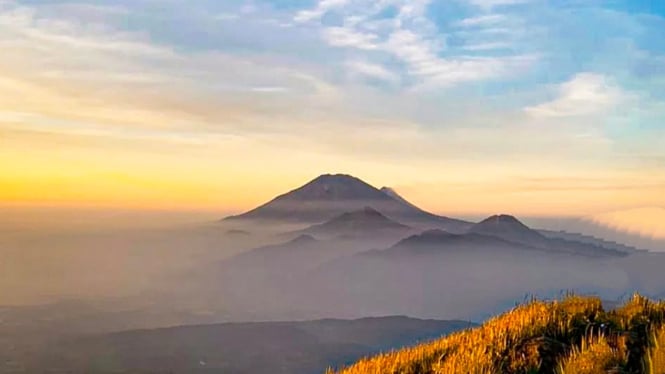 Pemandangan alam berhawa sejuk di Ungaran, Kabupaten Semarang.
