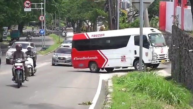 Ilustrasi feeder BRT Trans Semarang.