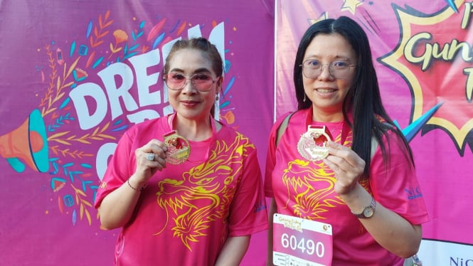 Medali Naga Jadi Daya Tarik Gunung Kalong Fun Run