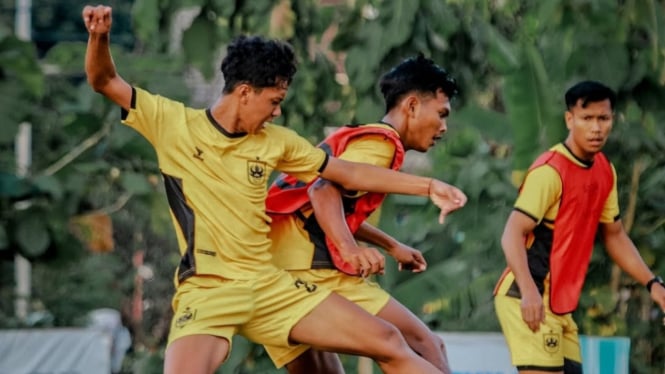 Pemain PSIS latihan keras jelang Liga 2.