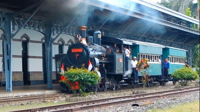 Museum Kereta Api Ambarawa.