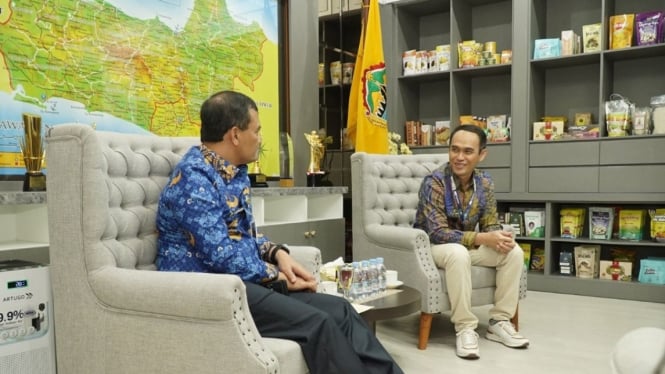 Pegadaian dan Pemprov Jateng berkolaborasi kembangkan ekonomi.